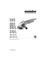 Metabo W 750-125 Návod na používanie