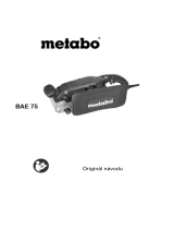 Metabo BAE 75 Návod na používanie