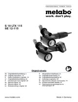 Metabo S 18 LTX 115 Návod na používanie