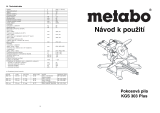 Metabo KGS 303 PLUS Návod na používanie