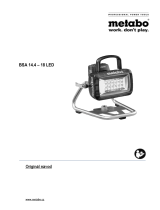 Metabo BSA 14.4-18 LED Návod na používanie