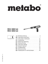 Metabo MHS 5050 SET Návod na používanie