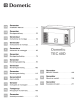 Dometic TEC 40D Operation Návod na inštaláciu