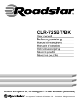 Roadstar CLR-725BT/BK Používateľská príručka