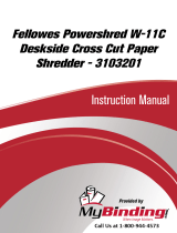 Fellowes Powershred W11C Používateľská príručka