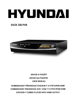 Hyundai DV2X 336 PVR Používateľská príručka