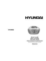 Hyundai TRC 690 A3 Používateľská príručka