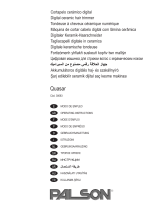 Palson Quasar Operating Instructions Manual