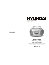Hyundai TRC 587 A3 Používateľská príručka