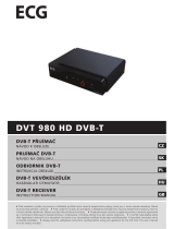 ECG DVT 980 HD DVB-T Používateľská príručka