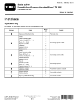Toro Light Kit, Dingo TX 1000 Compact Tool Carrier Návod na inštaláciu