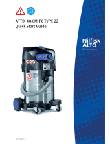 Nilfisk-ALTO ATTIX 40-0M PC TYPE 22 Stručná príručka spustenia