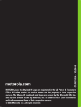 Motorola BLUETOOTH T305 PORTABLE HANDS-FREE SPEAKER Používateľská príručka