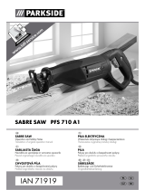 Parkside SABRE SAW PFS 710 A1 Operation and Safety Notes