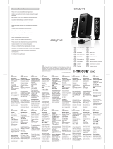 Creative I-TRIGUE 3000 - QUICKSTART FRONT Stručná príručka spustenia