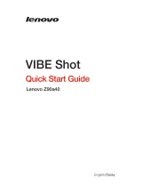 Lenovo Vibe Shot Z90a40 Stručná príručka spustenia