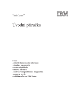 Lenovo ThinkCentre A51 Úvodní Příručka Manual