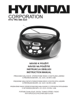 Hyundai HYU TRC 600 AU3 Používateľská príručka