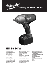 Milwaukee HD 18 HIW Original Instructions Manual