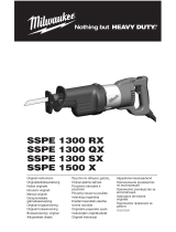 Milwaukee SSPE 1300 QX Original Instructions Manual
