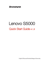 Lenovo Lenovo S5000 Stručná príručka spustenia