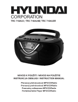Hyundai TRC 718AU3 Používateľská príručka