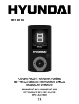 Hyundai MPC 883 FM Používateľská príručka