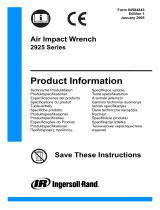 Ingersoll-Rand 2925 Series Instructions Manual