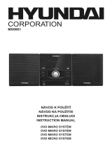 Hyundai MSD801 Používateľská príručka