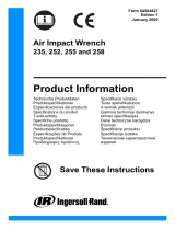 Ingersoll-Rand 255 Informácie o produkte