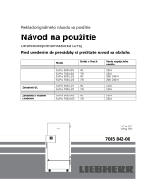 Liebherr SUFsg 5001 Návod na používanie