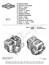 Simplicity ENGINE, MODEL M10D100 M13D100, SNOW Používateľská príručka