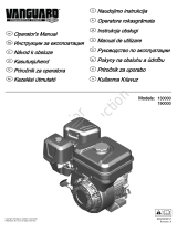 Simplicity ENGINE, MODELS 130000 190000, VANGUARD Používateľská príručka