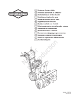 Simplicity TWO-STAGE SNOWTHROWER, BRIGGS & STRATTON, EUROPEAN MODELS Užívateľská príručka