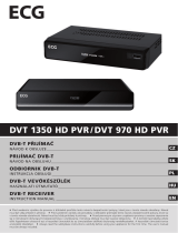 ECG DVT 970 HD PVR Používateľská príručka