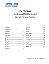 Asus Cerberus Mech RGB (90YH0193-B2RA00) Používateľská príručka