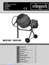 Scheppach MIX160 Používateľská príručka