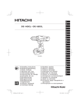 Hitachi DS 14DCL Handling Instructions Manual