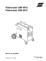 ESAB Fabricator EM 401i, EM 501i Používateľská príručka