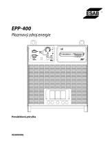 ESAB EPP-400 Plasma Power Source Používateľská príručka