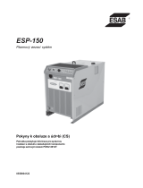 ESAB ESP-150 Plasma Cutting System Používateľská príručka