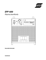 ESAB EPP-600 Plasma Power Source Používateľská príručka