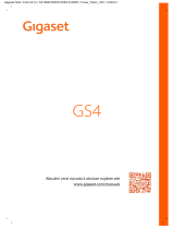 Gigaset GS4 senior Užívateľská príručka