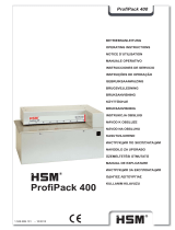 HSM Profi Pack 400 Operating Instructions Manual