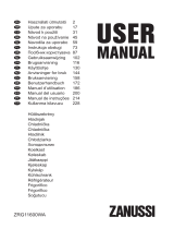 Zanussi ZRG11600WA Používateľská príručka