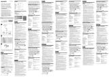 Sony ECM-LV1 Používateľská príručka