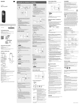 Sony ICD-PX370 Návod na používanie