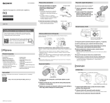 Sony ILME-FX3 Quick Start Guide and Installation