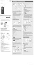 Sony ICD-PX370 Návod na používanie