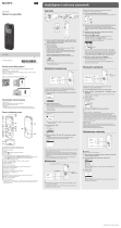 Sony ICD-PX470 Návod na používanie